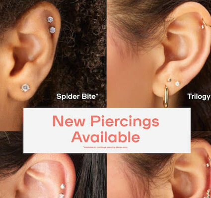 New piercings available at Claire’s