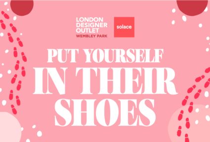 In their shoes campaign in partnership with Solace London